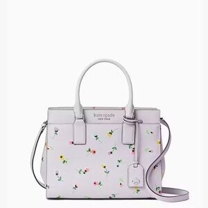 Kate Spade Light Purple Floral Satchel